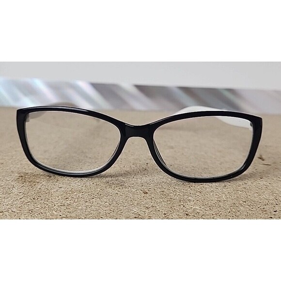 Betsey Johnson Accessories - Betsey Johnson Black White Striped zebra Frame Retro Glasses